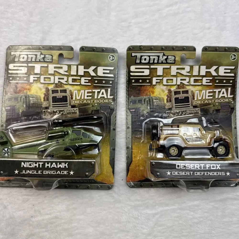 VTG Tonka Strike Force Diecast Bodies Desert Fox Night Hawk Desert Defenders Lot